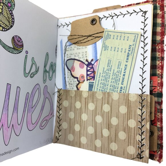 Collage Cover Custom Junk Journal  u Removable Ephemera Mini Junk Journal Handma - Picture 6 of 10